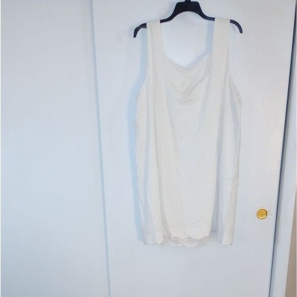 🆕👗Kate Spade New York Women's White Scalloped Mini Shift Dress, Sz 3XL - Picture 7 of 10